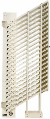 20-Device AC Charging Station Tower, 52.83 x 17.80 x 22.20 Inch, White
