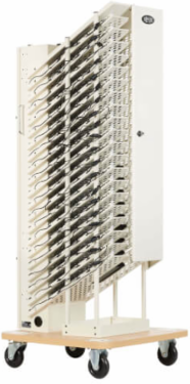 20-Device AC Charging Station Tower, 52.83 x 17.80 x 22.20 Inch, White