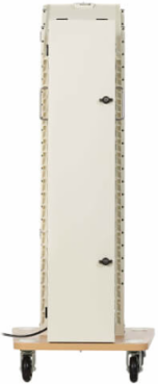 20-Device AC Charging Station Tower, 52.83 x 17.80 x 22.20 Inch, White
