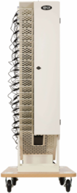 20-Device AC Charging Station Tower, 52.83 x 17.80 x 22.20 Inch, White