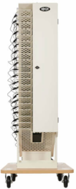 20-Device AC Charging Station Tower, 52.83 x 17.80 x 22.20 Inch, White