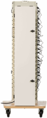 16-Device AC Charging Station Tower, White, Charge 32 Devices with 15A Ports