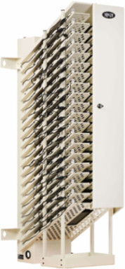 16-Device AC Charging Station Tower, White, Charge 32 Devices with 15A Ports