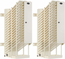 16-Device AC Charging Station Tower, White, Charge 32 Devices with 15A Ports