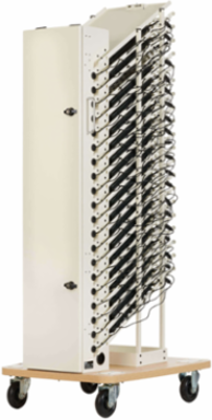 20-Device AC Charging Station Towers - Open Frame, White, 10 ft Cord, 40 Devices Total
