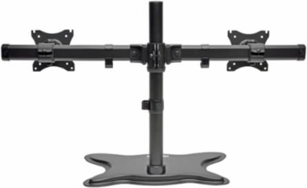 Dual-Monitor Desktop Mount for 13-27 Inch Displays, Supports 26 lbs, Full Motion