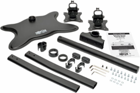 Dual-Monitor Desktop Mount for 13-27 Inch Displays, Supports 26 lbs, Full Motion