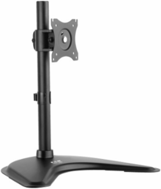 Single-Display Desktop Monitor Stand for 13 to 27 in Flat-Screen Displays, Full Motion, Black