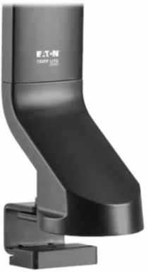 Dual-Display Monitor Arm, Height Adjustable for 17" to 27" Monitors, Steel Construction