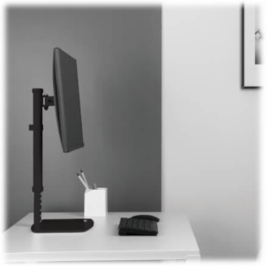 Height Adjustable Monitor Stand for 17-27 Inch Displays, Supports 13.6 lb.