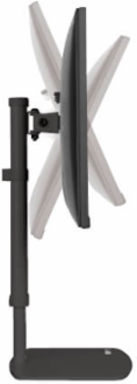 Height Adjustable Monitor Stand for 17-27 Inch Displays, Supports 13.6 lb.