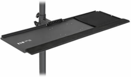 Mobile Workstation for 17-32 Inch Displays, Adjustable Height, Steel Construction