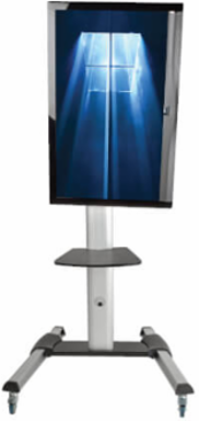 Mobile TV Cart for 32-70 Inch Screens, Height Adjustable 47-81.5 Inch, 150 lb Capacity