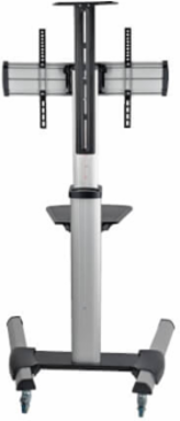 Mobile TV Cart for 32-70 Inch Screens, Height Adjustable 47-81.5 Inch, 150 lb Capacity