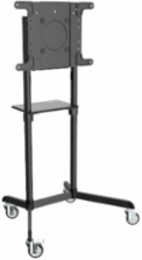 Rolling TV/Monitor Cart, 37 to 70 in Displays, Rotating Portrait/Landscape Mount, 360° Rotation