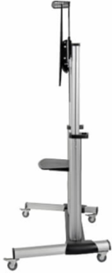 Mobile Floor Stand for 60-100 Inch TVs, 220 lb Capacity, Adjustable Height 47-65 Inch