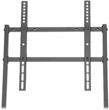 Portable Digital Signage Stand, 32 to 55 in Displays, Portrait or Landscape, Fixed, Steel, Black