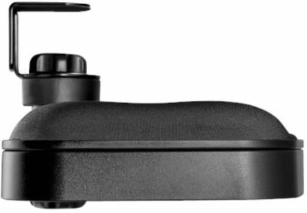 Under-Desk Clamp-On Storage Tray, 13.7 x 7.5 x 1.2 Inch, Built-In Mouse Pad, 5-Year Warranty