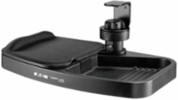 Under-Desk Clamp-On Storage Tray, 13.7 x 7.5 x 1.2 Inch, Built-In Mouse Pad, 5-Year Warranty