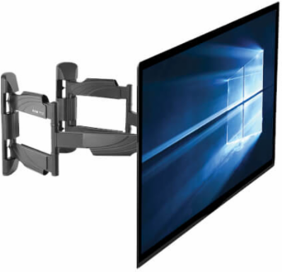 Corner Wall Mount for 37-70 Inch TVs - 99 lb Capacity, Steel Construction