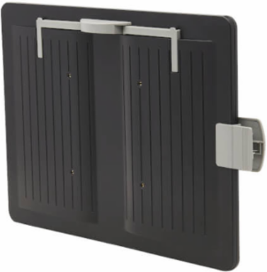 Magnetic Dry-Erase Whiteboard 28.6 x 32.2 x 12.6 Inch, VESA 100x100, Black Frame