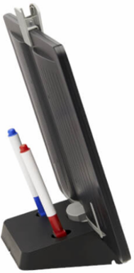 Magnetic Dry-Erase Whiteboard 28.6 x 32.2 x 12.6 Inch, VESA 100x100, Black Frame