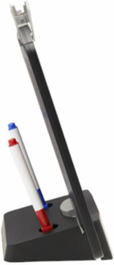 Magnetic Dry-Erase Whiteboard 28.6 x 32.2 x 12.6 Inch, VESA 100x100, Black Frame