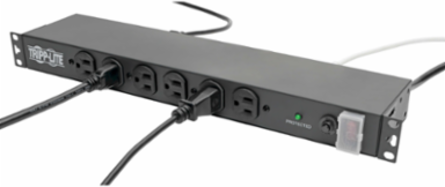 14-Outlets Rack-Mount Surge Protector, 1U, 15-ft Cord, 3000 Joules
