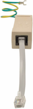 DataShield Surge Protector, 2-Line RJ11/RJ45, 250 Amp, Lifetime Warranty