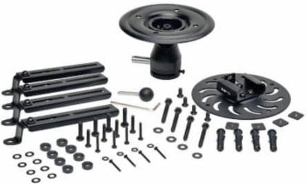 Full Motion Universal Projector Ceiling Mount, Supports Up to 55 lb, Steel Construction