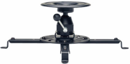 Full Motion Universal Projector Ceiling Mount, Supports Up to 55 lb, Steel Construction