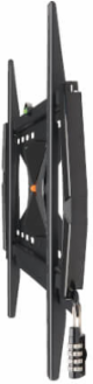 Heavy-Duty Fixed Security TV Wall Mount for 37-80 Inch Displays, Steel, 200 lb Capacity