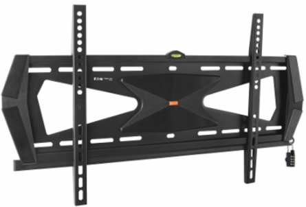 Heavy-Duty Fixed Security TV Wall Mount for 37-80 Inch Displays, Steel, 200 lb Capacity