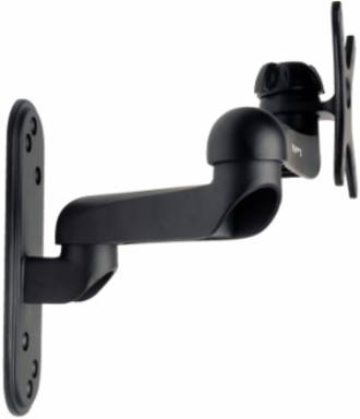 Full Motion Swivel/Tilt Wall Mount for 13-27 Inch TVs, Supports 33 lbs, Steel