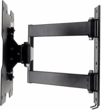 Full-Motion Wall Mount for 17-42 Inch TVs, 180  Swivel, -15  to +15  Tilt, 77 lb Capacity