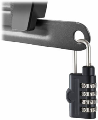 Heavy-Duty Full-Motion Security TV Wall Mount for 37 to 80 Inch Displays, 200 lb Capacity, Steel Construction
