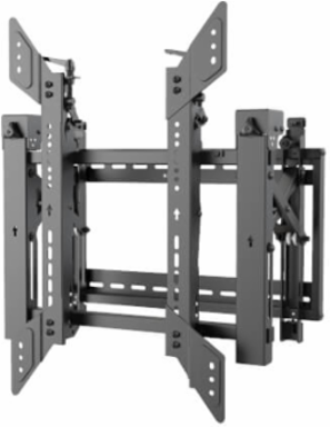 Pop-Out Security TV Wall Mount with Combination Lock for 45” to 70” Televisions and Monitors, Portrait