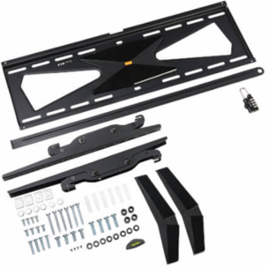 Heavy-Duty Tilt Security Wall Mount for 37-80 Inch TVs, Supports 200 lb, Steel Construction