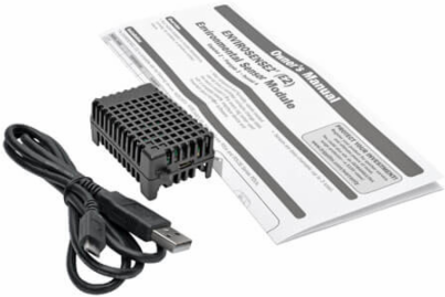 EnviroSense2 Environmental Sensor Module, Temperature Monitoring, 3 ft Cable