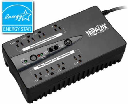 550VA 300W Energy-Saving Standby UPS with USB, 8 Outlets, Energy Star V2.0