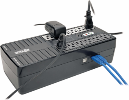 750VA 450W Standby UPS with 12 NEMA 5-15R Outlets, 120V, ENERGY STAR