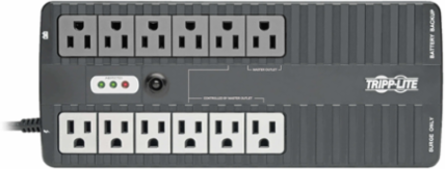 750VA 450W Standby UPS with 12 NEMA 5-15R Outlets, 120V, ENERGY STAR
