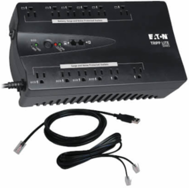 750VA Energy-Saving Standby UPS - 12 Outlets, 99% Efficiency, USB Port