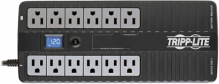 850VA Standby UPS, 425W Output, 12 Outlets, USB, Touchscreen LCD