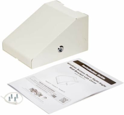 Universal Wireless Access Point Wall Bracket, 5.1 x 7.4 Inch, Steel, White