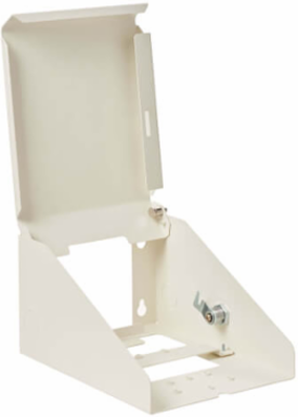 Universal Wireless Access Point Wall Bracket, 5.1 x 7.4 Inch, Steel, White