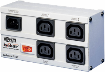 Isobar 4-Outlet Surge Protector, 230V, 680 Joules, Metal Housing, 6 ft. Cord