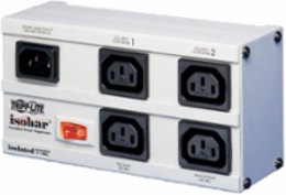 Isobar 4-Outlet Surge Protector, 230V, 680 Joules, Metal Housing, 6 ft. Cord