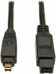 FireWire 800 Hi-Speed Cable 6 ft, 9-pin to 4-pin, Lifetime Warranty