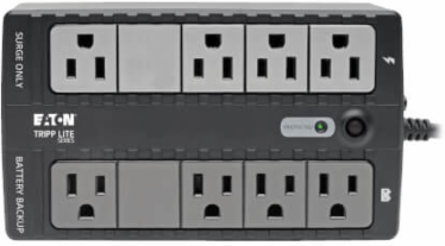 550VA 300W Standby UPS with 8 NEMA 5-15R Outlets, 120V